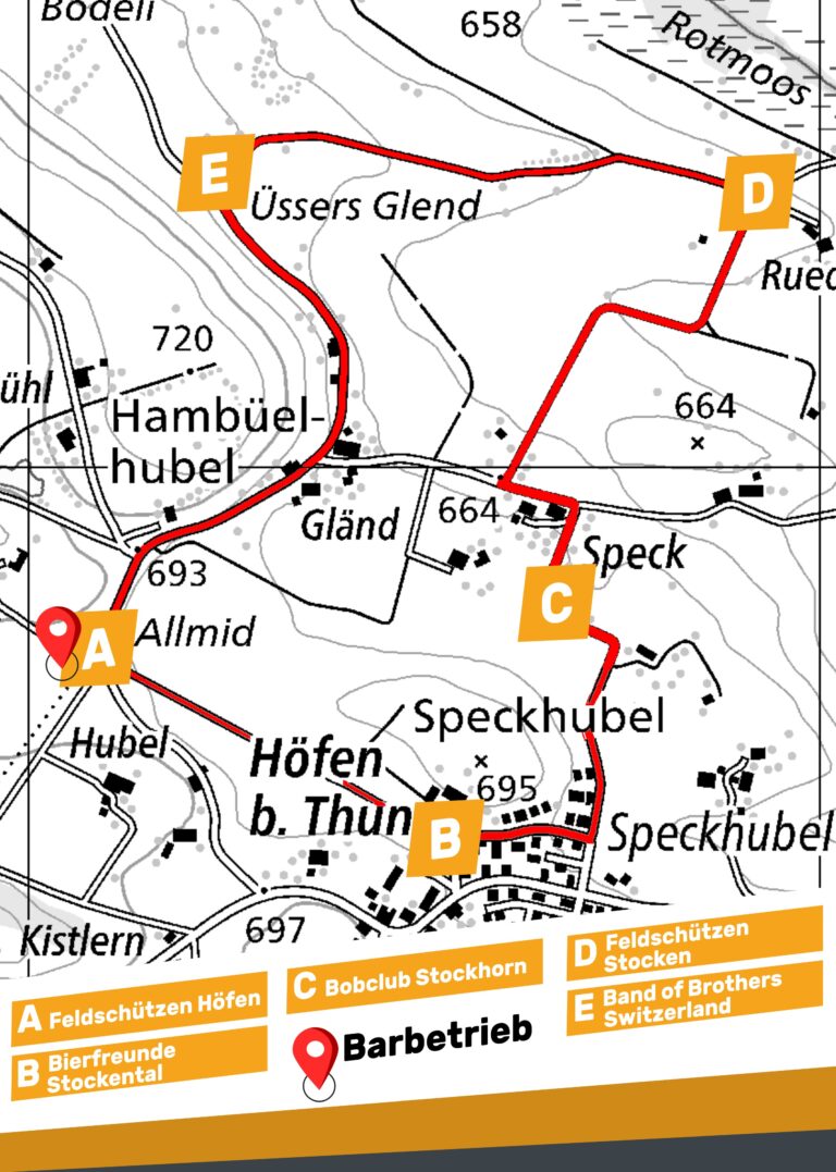 Höfen Wanderung Weg 2024